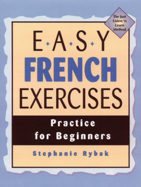 Book cover of: Easy French Exercises. By: Stephanie Rybak