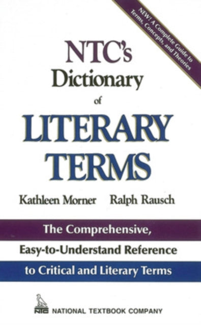 Book cover of: NTC's Dictionary of Literary Terms