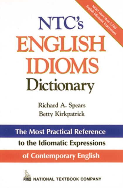 Book cover of: NTC's English Idioms Dictionary