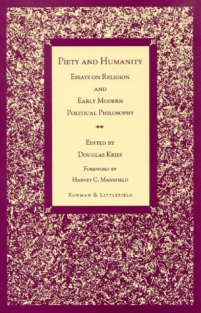 Book cover of: Piety and Humanity