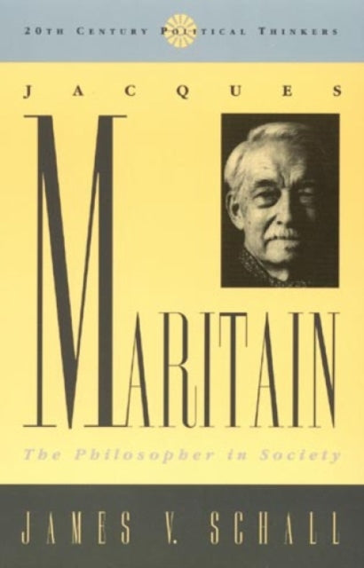 Book cover of: Jacques Maritain