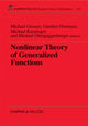 Book cover of: Nonlinear Theory of Generalized Functions