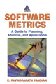 Book cover of: Software Metrics. By: C. Ravindranath Pandian
