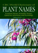 Book cover of: CRC World Dictionary of Plant Names. By: Umberto Quattrocchi
