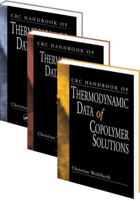 Book cover of: CRC Handbook of Thermodynamic Data of Polymer Solutions, Three Volume Set. By: Christian Wohlfarth
