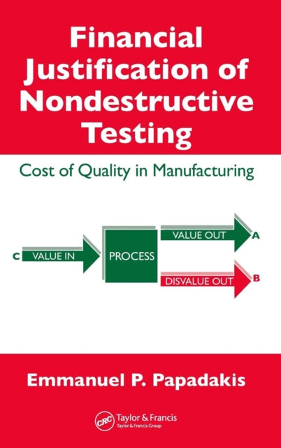 Book cover of: Financial Justification of Nondestructive Testing. By: Emmanuel P. Papadakis