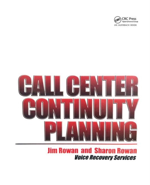 Book cover of: Call Center Continuity Planning