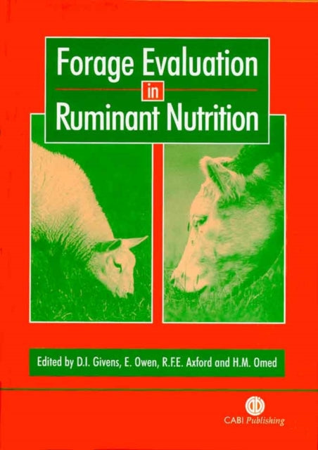 Book cover of: Forage Evaluation in Ruminant Nutrition