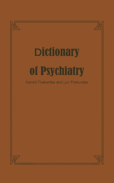 Book cover of: Dictionary of Psychiatry