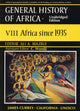 Book cover of: General History of Africa volume 8 [pbk unabridged]