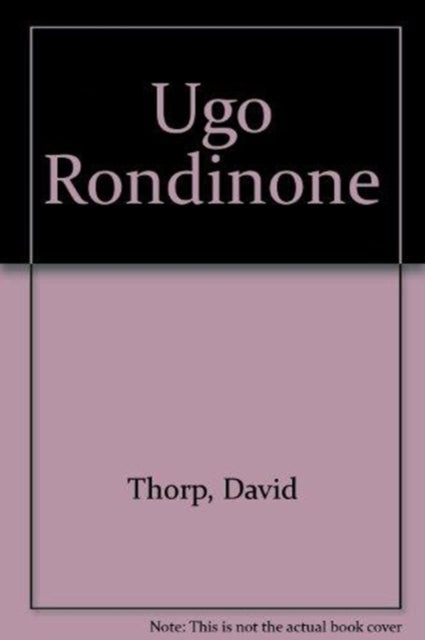 Book cover of: Ugo Rondinone