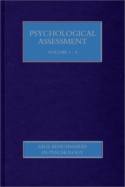 Book cover of: Psychological Assessment. By: Gregory John Boyle
