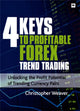 Book cover of: 4 Keys to Profitable Forex Trend Trading