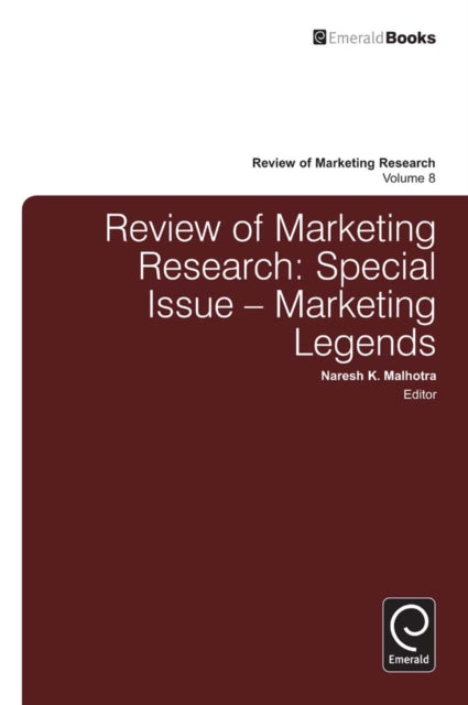 Book cover of: Review of Marketing Research. By: Naresh K. Malhotra