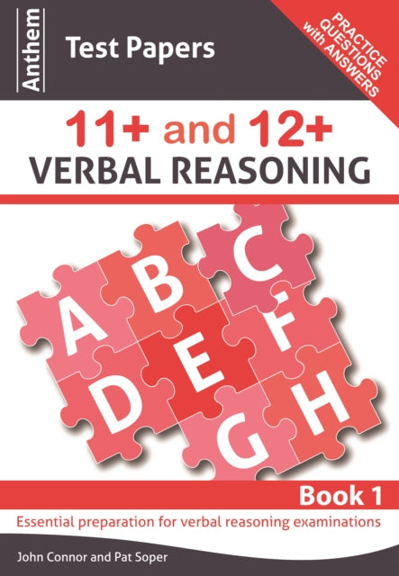 Book cover of: Anthem Test Papers 11+ and 12+ Verbal Reasoning Book 1