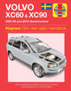 Book cover of: Volvo XC60 and XC90 (2003 - 2012) Haynes Repair Manual (svenske utgava). By: Mark Storey