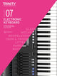 Book cover of: Electronic Keyboard Exam Pieces & Technical Work 2019-2022: Grade 7. By: Trinity College London Press