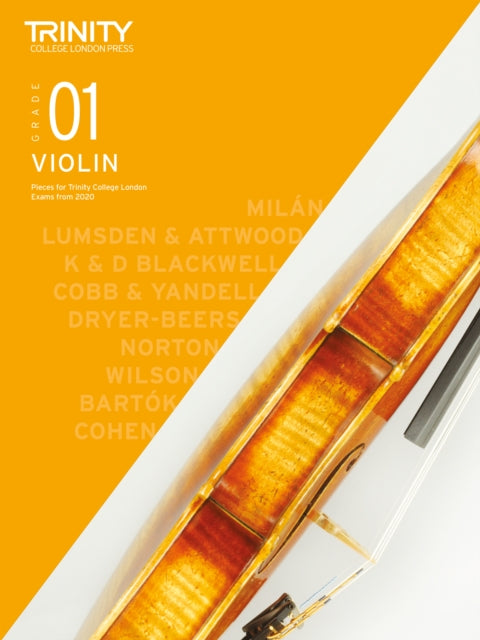 Book cover of: Trinity College London Violin Exam Pieces From 2020: Grade 1. By: Trinity College London