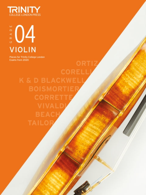 Book cover of: Trinity College London Violin Exam Pieces From 2020: Grade 4. By: Trinity College London