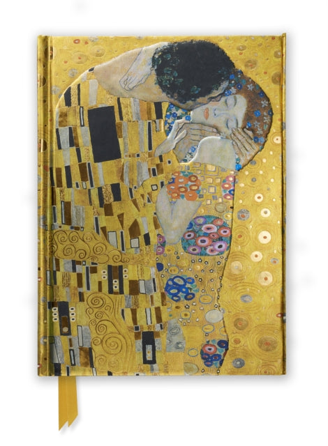 Book cover of: Gustav Klimt: The Kiss (Foiled Journal). By: Flame Tree Studio Staff