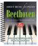 Book cover of: Beethoven: Sheet Music for Piano. By: Alan Brown