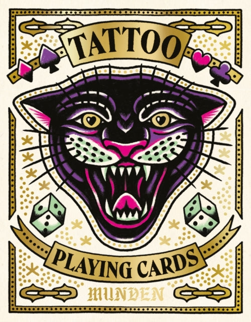 Book cover of: Tattoo Playing Cards. By: Oliver Munden
