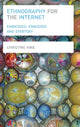 Book cover of: Ethnography for the Internet. By: Christine Hine