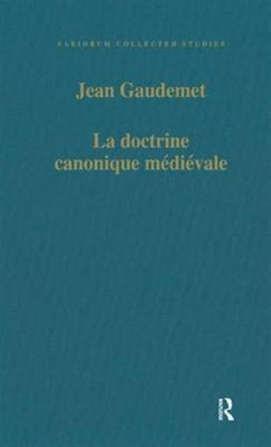 Book cover of: La doctrine canonique medievale