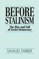 Book cover of: Before Stalinism