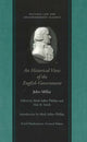 Book cover of: Historical View of the English Government. By: John Millar