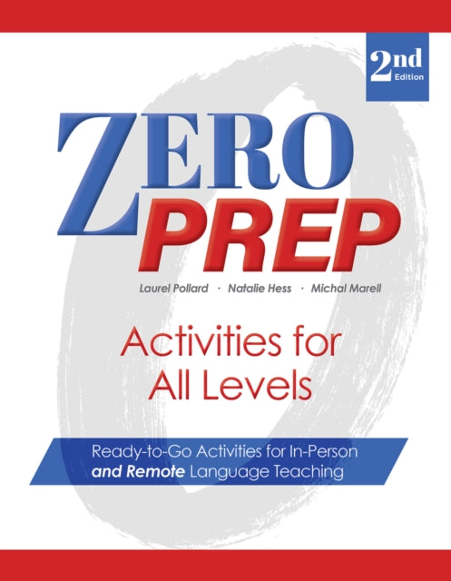 Book cover of: Zero Prep Activities for All Levels. By: Laurel Pollard