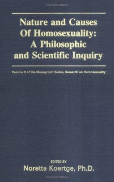 Book cover of: Philosophy And Homosexuality. By: Noretta Koertge