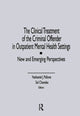 Book cover of: Clinical Treatment of the Criminal Offender in Outpatient Mental Health Settings