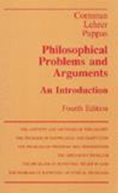 Book cover of: Philosophical Problems and Arguments