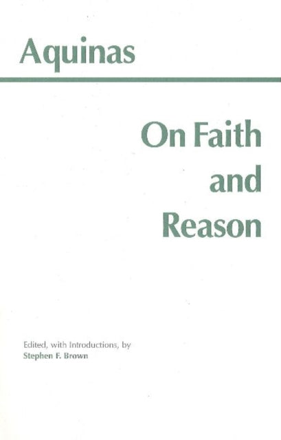 Book cover of: On Faith and Reason