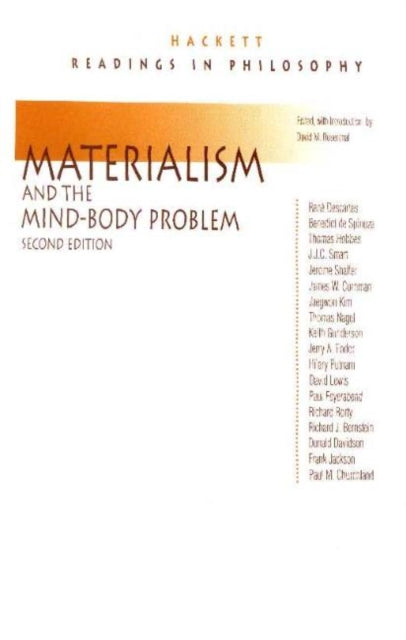 Book cover of: Materialism and the Mind-Body Problem. By: David M. Rosenthal