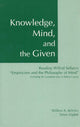 Knowledge, Mind & the Given