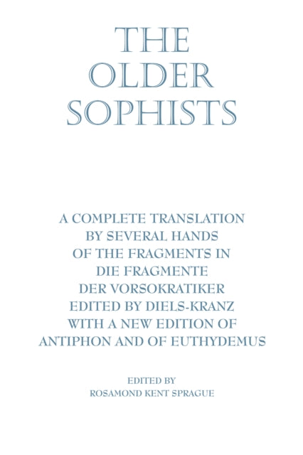 Book cover of: Older Sophists