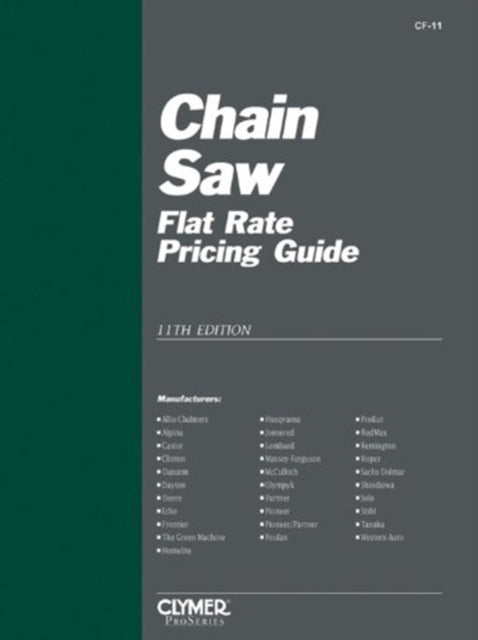 Book cover of: Chain Saw Flat Rate