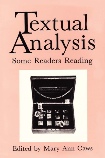 Book cover of: Textual Analysis. By: Mary Ann Caws