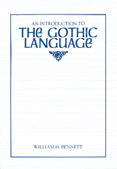 Book cover of: Introduction to the Gothic Language