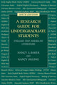 Book cover of: Research Guide for Undergraduate Students. By: Nancy L. Baker