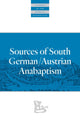 Book cover of: Sources of South German/Austrian Anabaptism. By: Heini Arnold