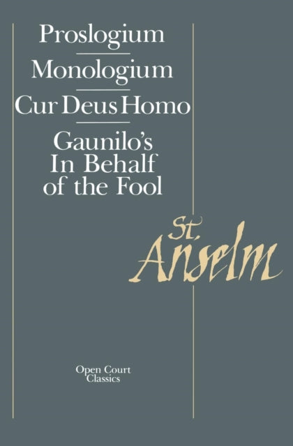 Book cover of: Basic Writings. By: Anselm of Canterbury