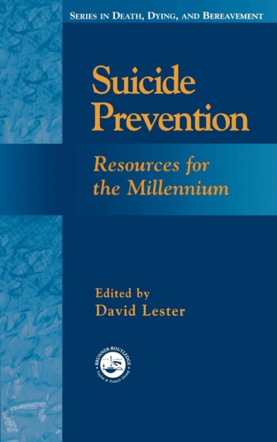 Book cover of: Suicide Prevention. By: David Lester