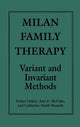 Book cover of: Milan Family Therapy