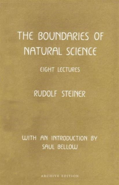 Book cover of: Boundaries of Natural Science. By: Rudolf Steiner