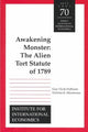 Book cover of: Awakening Monster – The Alien Tort Statute of 1789