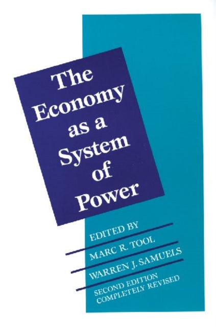 Book cover of: Economy as a System of Power