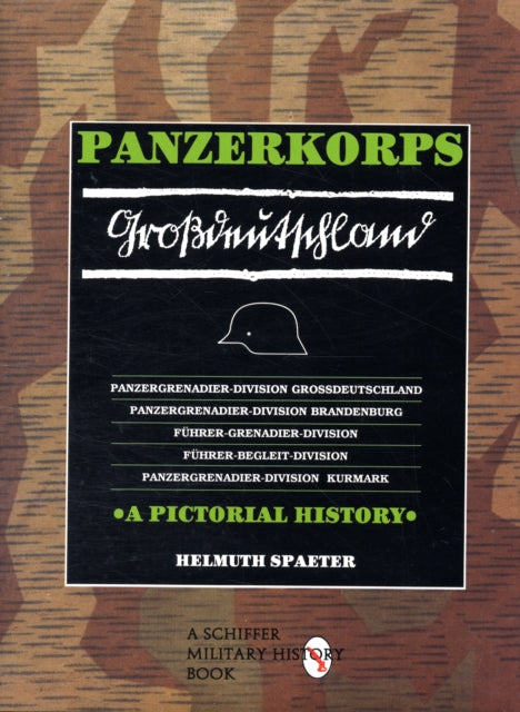 Book cover of: Panzerkorps Großdeutschland. By: Helmuth Spaeter